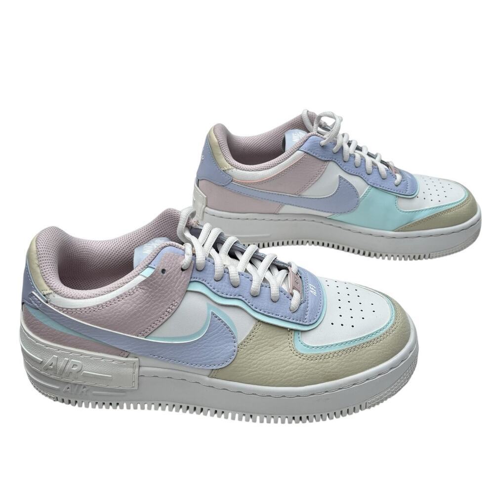 Nike Women’s Air Force 1 Shadow Summit White/Ghost Sneakers Size 10 - Picture 2 of 9